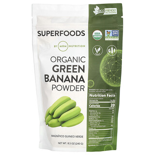 MRM Nutrition, Luomu vihreän banaanin jauhe, 8,5 oz (240 g)
