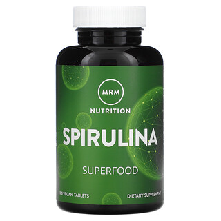 MRM, Spirulina, Superfood, 180 Vegan Tablets