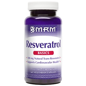 MRM, Ресвератрол, 60 капсул на растительной основе