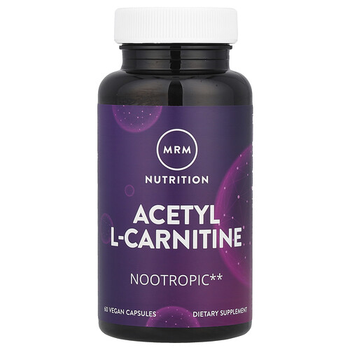 MRM Nutrition Acetyl L-Carnitine, 60 cápsulas veganas