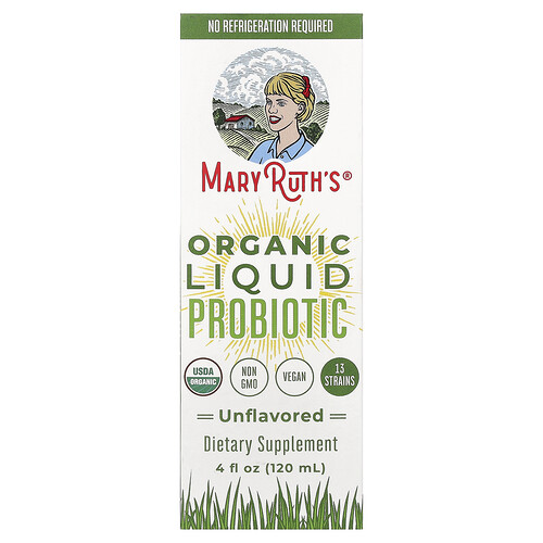 MaryRuth's, Probiótico líquido orgánico, Sin sabor, 120 ml (4 oz. líq.)