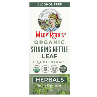 MaryRuth's, Extracto líquido de hoja de ortiga orgánica, Sin alcohol, 590 mg, 30 ml (1 oz. líq.)