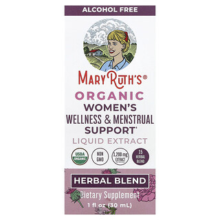 MaryRuth's, Organic Women's Wellness & Menstrual Support Liquid Extract、アルコールフリー、30ml（1液量オンス）
