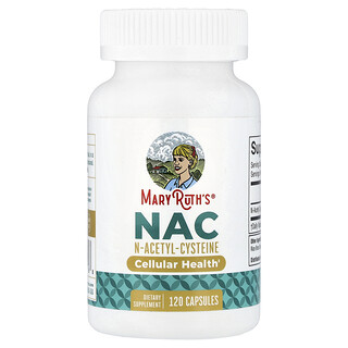 MaryRuth's, NAC, 120 капсул (500 мг в 1 капсуле)