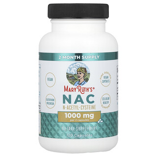 MaryRuth's, NAC, 120 Cápsulas (500 mg por Cápsula)