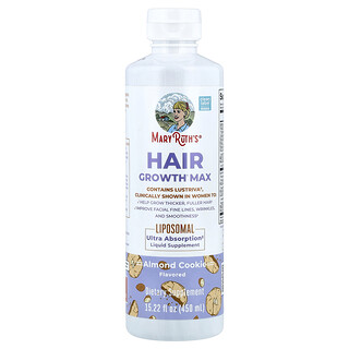 MaryRuth's, Hair Growth Max Liposomal, mandelkaka, 450 ml