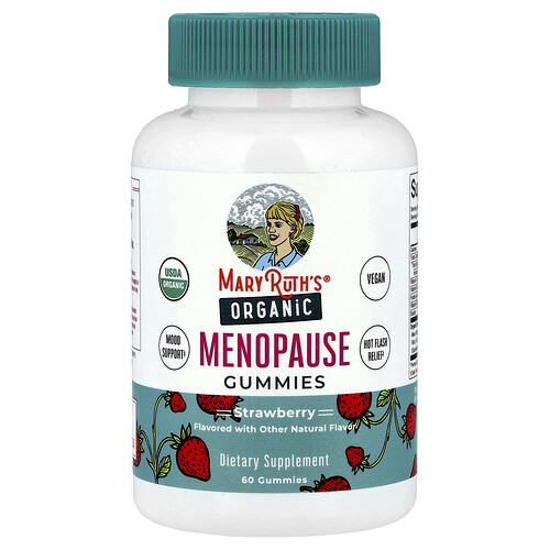 Maryruth's Organic Menopause Gummies, Strawberry, 60 Gummies