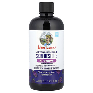 MaryRuth's, Advanced Liquid Skin Restore + Renew, Geleia de Amora, 450 ml (15,22 fl oz)