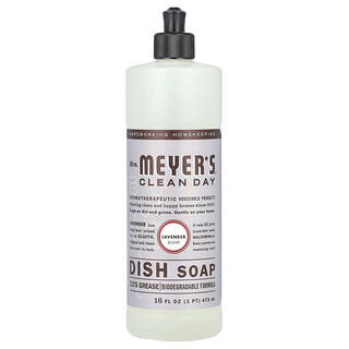 Mrs. Meyers Clean Day, Dish Soap, Lavender, 16 fl oz (473 ml)
