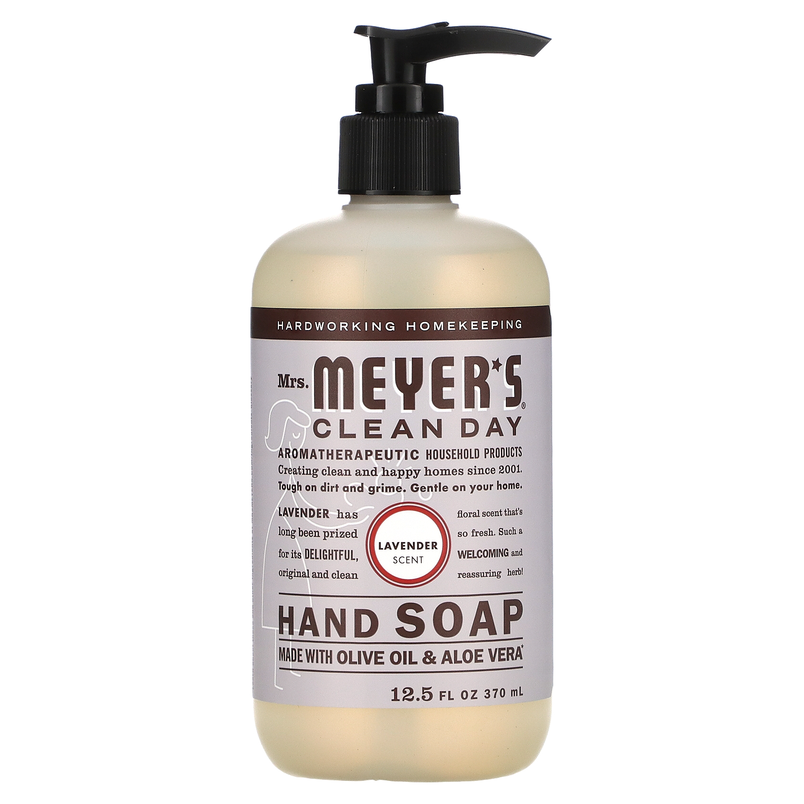 Mrs Meyers Clean Day Hand Soap Lavender Scent 125 Fl Oz 370 Ml 