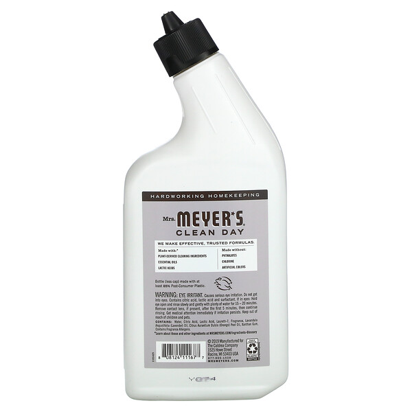 Mrs. Meyers Clean Day‏, Toilet Bowl Cleaner, Lavender Scent, 24 fl oz (710 ml)