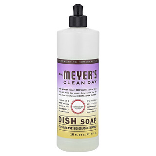 Mrs. Meyers Clean Day, Мыло для посуды, цветок сострадания, 473 мл (16 жидк. Унций)