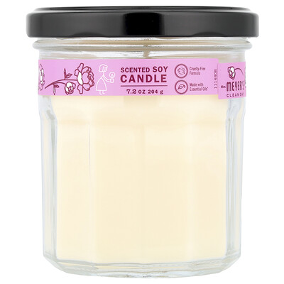 Mrs. Meyers Clean Day, Vela de soya perfumada, Peonía, 204 g (7,2 oz)