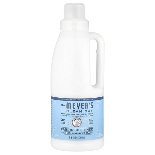 Mrs. Meyers Clean Day Fabric Softener, Rain Water, 32 fl oz (946 ml)