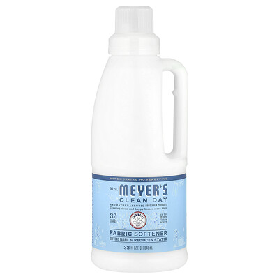 Product Image for Mrs. Meyers Clean Day, Fabric Softener, Rain Water, 32 fl oz (946 ml)