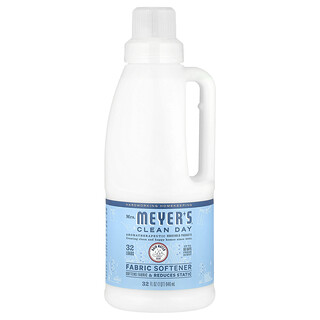 Mrs. Meyers Clean Day, Омекотител за тъкани, дъждовна вода, 32 течни унции (946 мл)