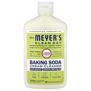 Mrs. Meyers Clean Day, Krem oczyszczający z sodą oczyszczoną, cytryna z werbeną, 473 ml