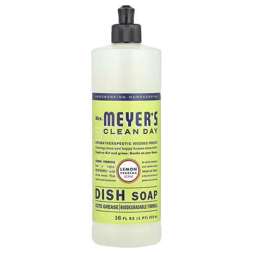 Mrs. Meyers Clean Day Dish Soap, Lemon Verbena , 16 fl oz (473 ml)