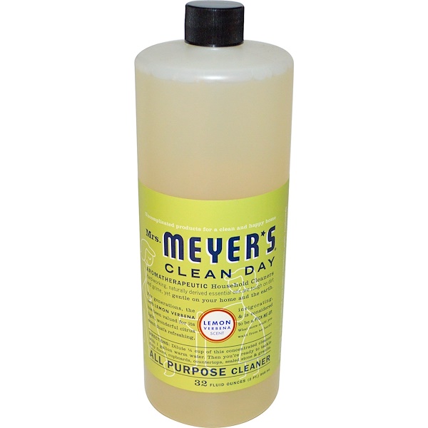 Mrs. Meyers Clean Day, All Purpose Cleaner, Lemon Verbena Scent, 32 fl