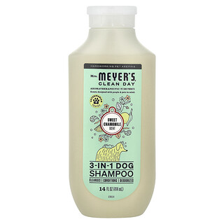 Mrs. Meyers Clean Day, шампунь для собак, 3 в 1, сладкая ромашка, 414 мл (14 жидк. унций)