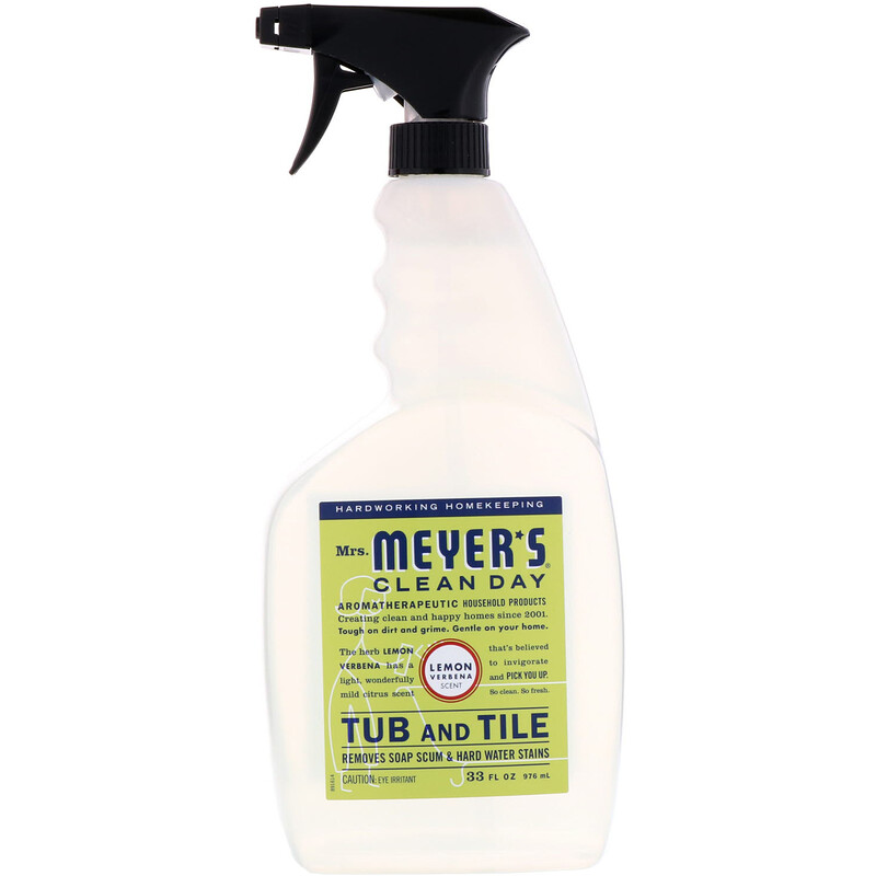 Mrs. Meyers Clean Day, Tub and Tile, parfum de verveine citronnée, 33 fl oz (976 ml)
