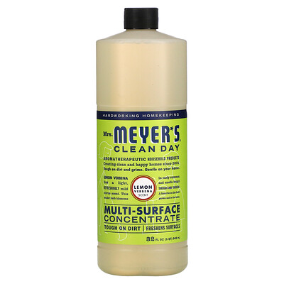 Купить Mrs. Meyers Clean Day универсальное концентрированное чистящее средство, с ароматом лимонной вербены, 946 мл (32 жидк. унции)