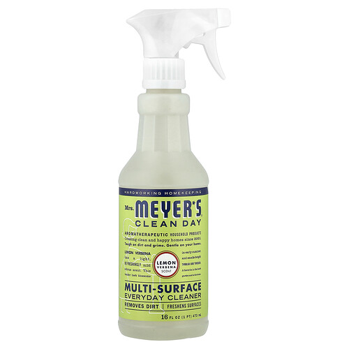 Mrs. Meyers Clean Day Multi-Surface Everyday Cleaner, Lemon Verbena , 16 fl oz (473 ml)