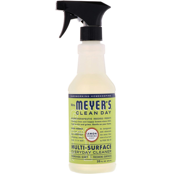 Mrs. Meyers Clean Day, Multi-Surface Everyday Cleaner, Lemon Verbena ...