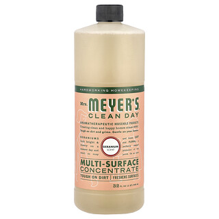 Mrs. Meyers Clean Day, Multi-Surface Concentrate, Geranium, 32 fl oz (946 ml)
