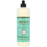Mrs. Meyers Clean Day, Жидкость для мытья посуды, аромат базилика, 16 жидк. унц. (473 мл) отзывы