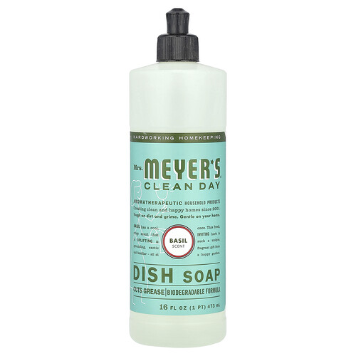 Mrs. Meyers Clean Day, Spülmittel, Basilikumduft, 473 ml (16 fl. oz.)
