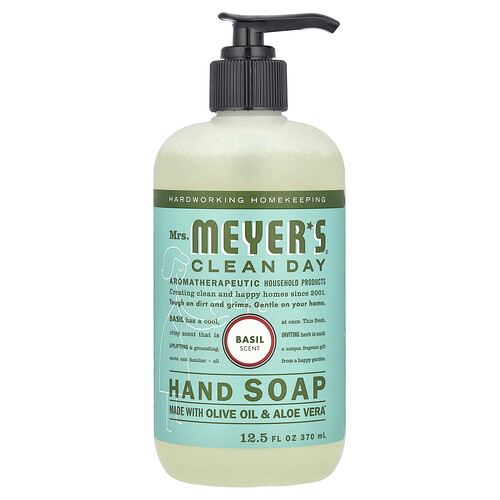Mrs. Meyers Clean Day, Handseife, Basilikumduft, 12,5 fl. oz. (370 ml)