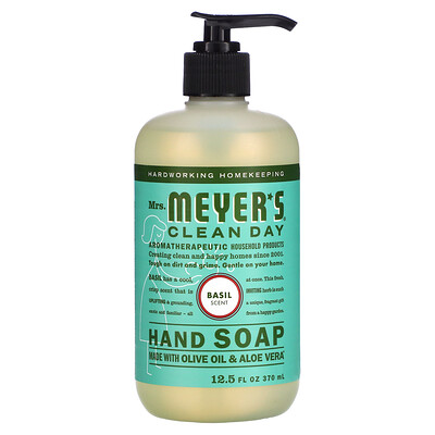 Mrs. Meyers Clean Day Мыло для рук, с запахом герани, 370 мл (12,5 жидк. унции)