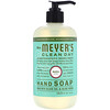 Mrs. Meyers Clean Day, Hand Soap, Basil Scent, 12.5 fl oz (370 ml)
