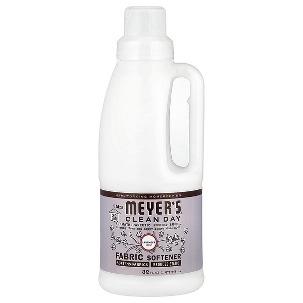 Mrs. Meyers Clean Day Fabric Softener, Lavender, 32 fl oz (946 ml)