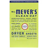 Mrs. Meyers Clean Day, Антистатические салфетки, аромат вербены, 80 шт.