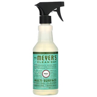Mrs. Meyers Clean Day, универсальное повседневное чистящее средство, аромат базилика, 473 мл (16 жидк. унций)