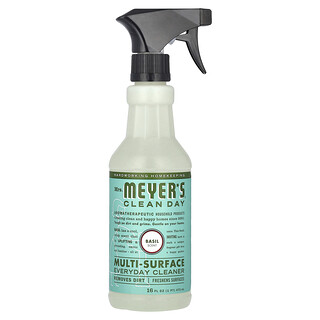 Mrs. Meyers Clean Day, 多功能日常清潔劑，羅勒味，16 盎司（473 毫升）