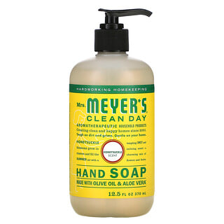 Mrs. Meyers Clean Day, мыло для рук, жимолость, 370 мл (12,5 жидк. унции)