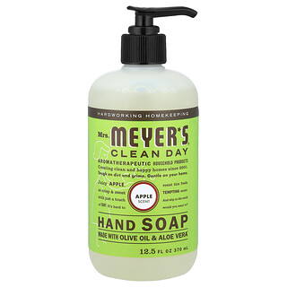 Mrs. Meyers Clean Day, Hand Soap, Apple , 12.5 fl oz (370 ml)