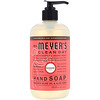 Mrs. Meyers Clean Day, Hand Soap, Rhubarb Scent, 12.5 fl oz (370 ml)