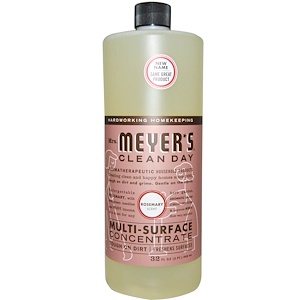 Mrs. Meyers Clean Day, Multi-Surface Concentrated Cleaner, Rosemary, 32 fl oz (946 ml)