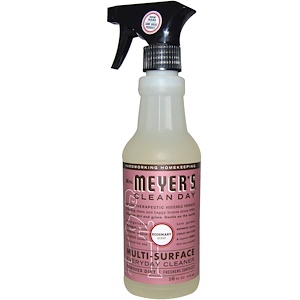 Mrs. Meyers Clean Day, Средство для ежедневного мытья различных поверхностей, с ароматом розмарина, 16 жидких унций (473 мл)