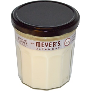 Купить Mrs. Meyers Clean Day, Ароматические соевые свечи, с запахом лаванды, 7,2 унции  на IHerb