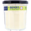 Mrs. Meyers Clean Day, Scented Soy Candle, Lemon Verbena Scent, 7.2 oz (204 g)