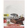 Muscletech, ミッション1ベークドプロテインバー、チョコレートブラウニー、12本、各2.12オンス (60 g)