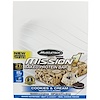 Muscletech, ミッション1・ベークドプロテインバー、クッキー&クリーム、12個、各2.12オンス (60 g)