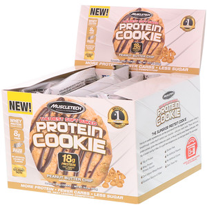 Отзывы о Мусклетек, The Best Soft Baked Protein Cookie, Peanut Butter Chip, 6 Cookies, 3.25 oz (92 g) Each