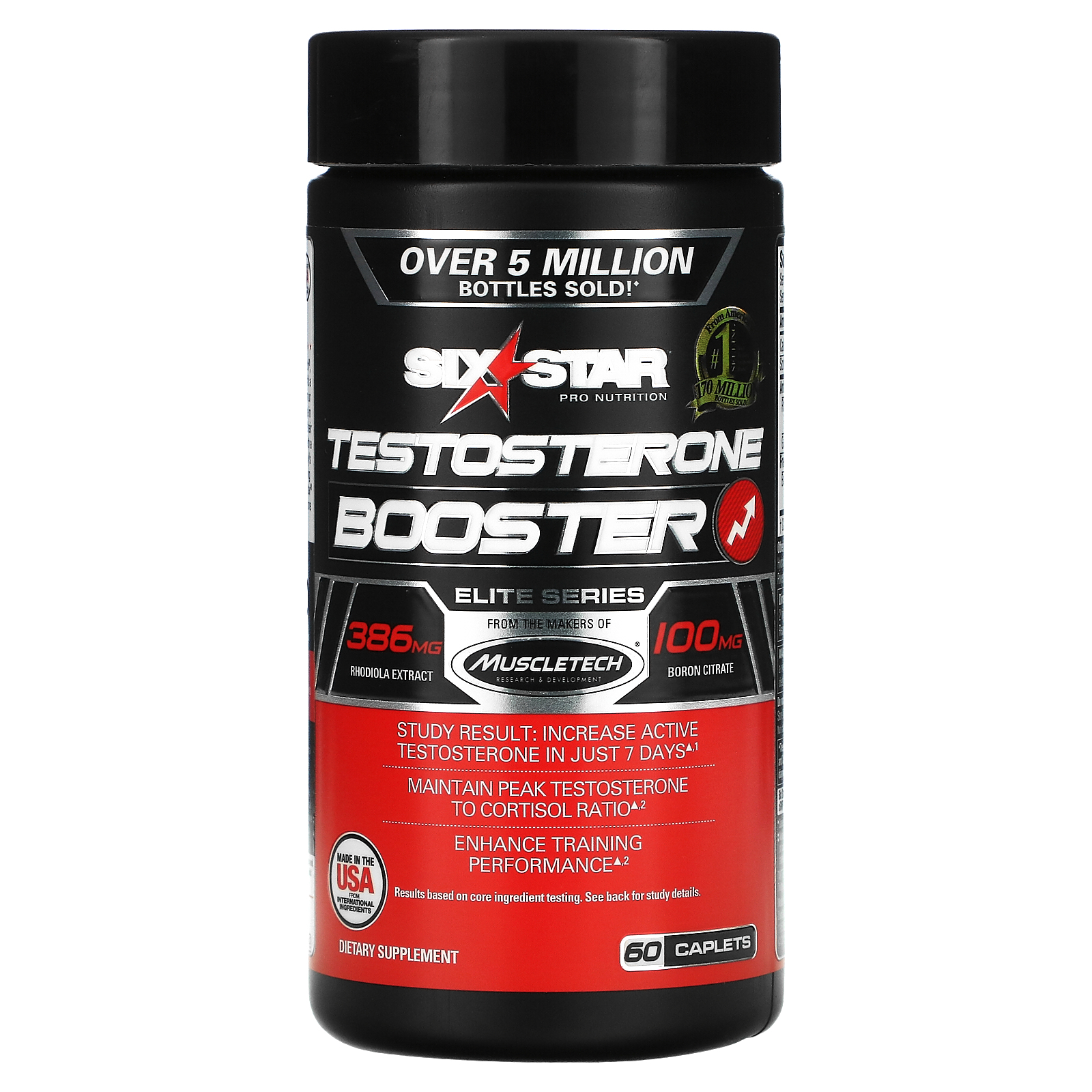 Elite Series, Testosterone Booster, 60 Caplets Bangladesh