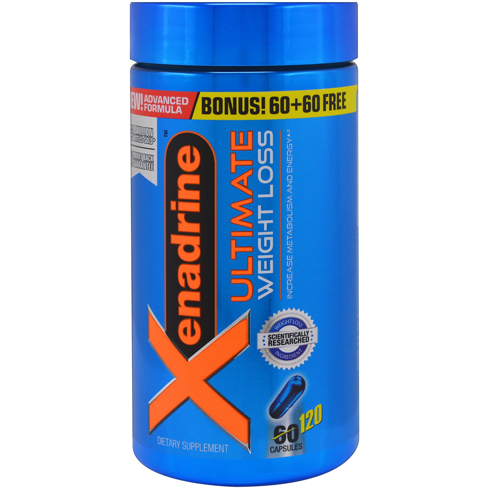 Muscletech Xenadrine Ultimate Weight Loss 120 Capsules